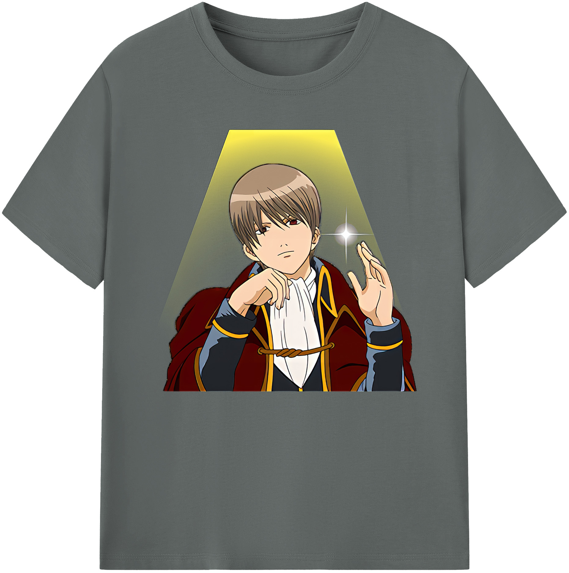 （画像用） ぎんたま 坂田銀時（さかたぎんとき） 神楽 志村新八（しむら しんぱち） GINTAMA Sakata Gintoki Kagura Shimura Shinpachi 綿100％ メンズ半袖Tシャツ｜肌触りやわらか＆通気性
